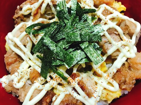 かまどや風！絶品カラマヨ丼　114円